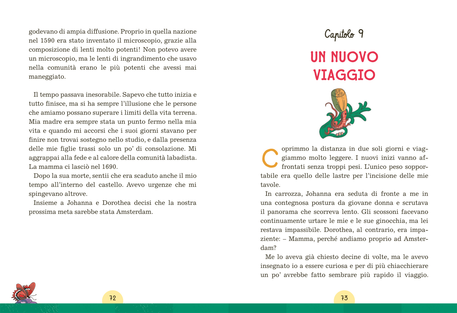 interno La ragazza delle farfalle