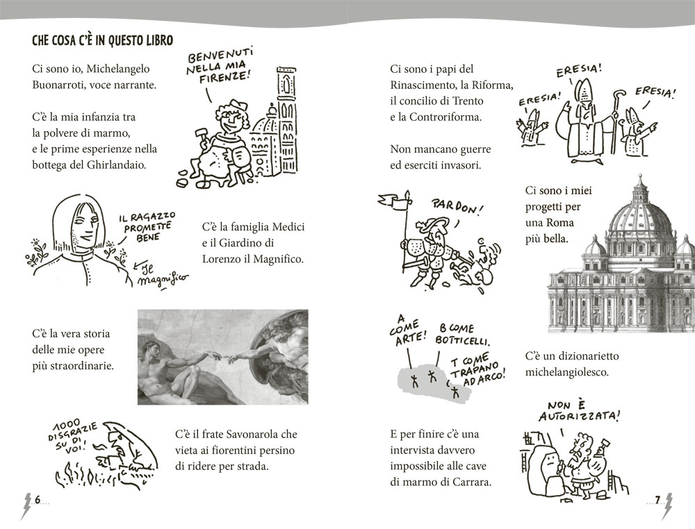 interno Michelangelo, architetto delle meraviglie