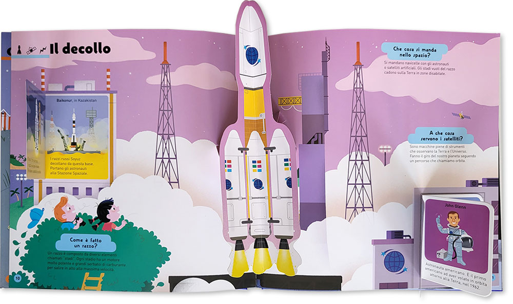 interno Il libro pop-up dello Spazio