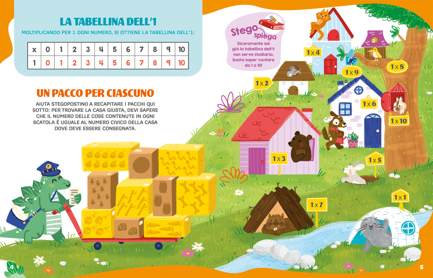 interno A scuola con Stego: tabelline