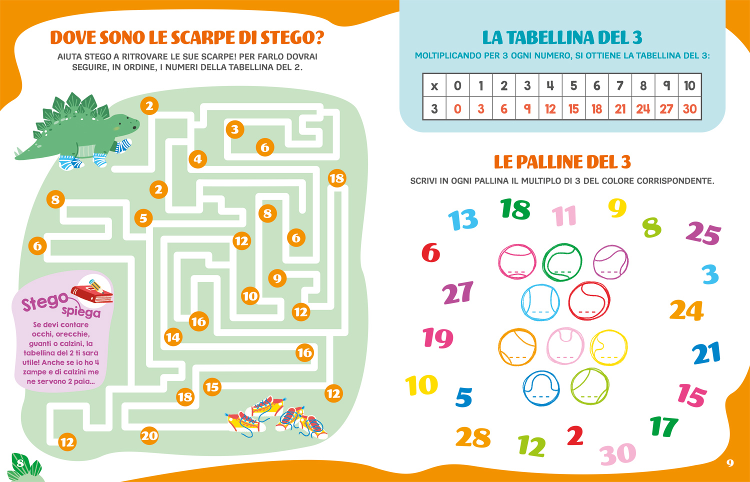 interno A scuola con Stego: tabelline