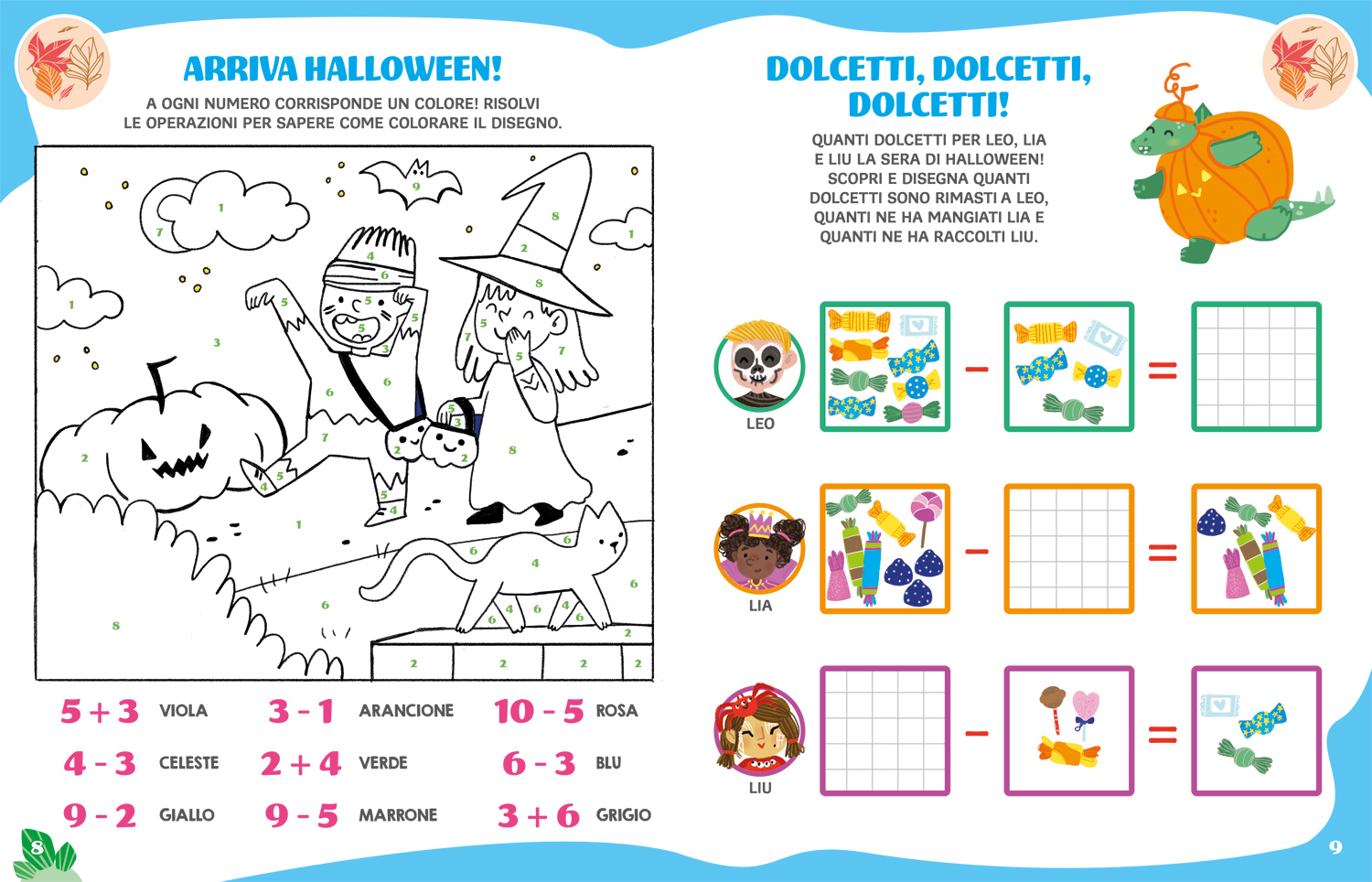 interno A scuola con Stego: addizioni e sottrazi