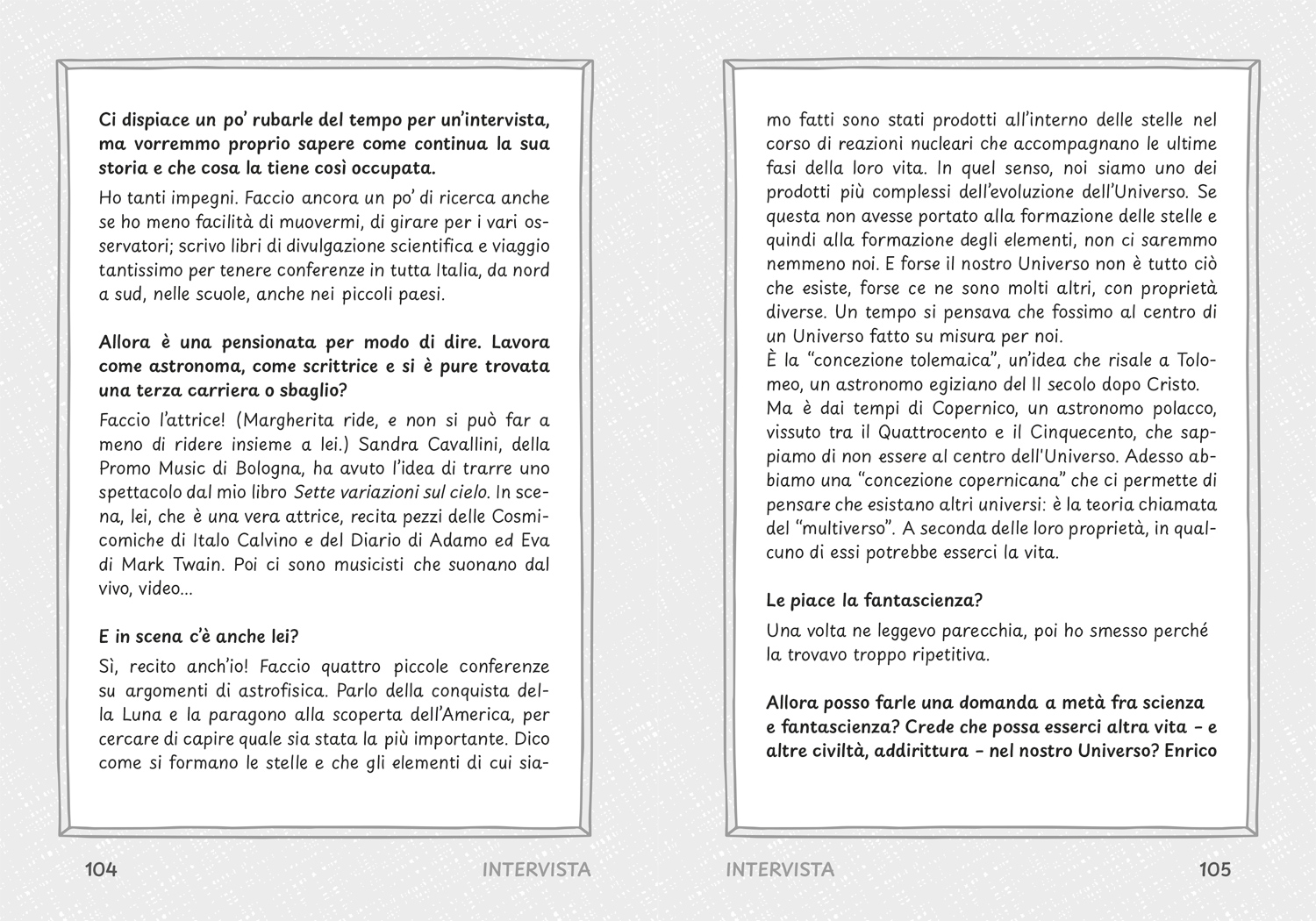 interno Margherita Hack – La mia vita tra le stelle