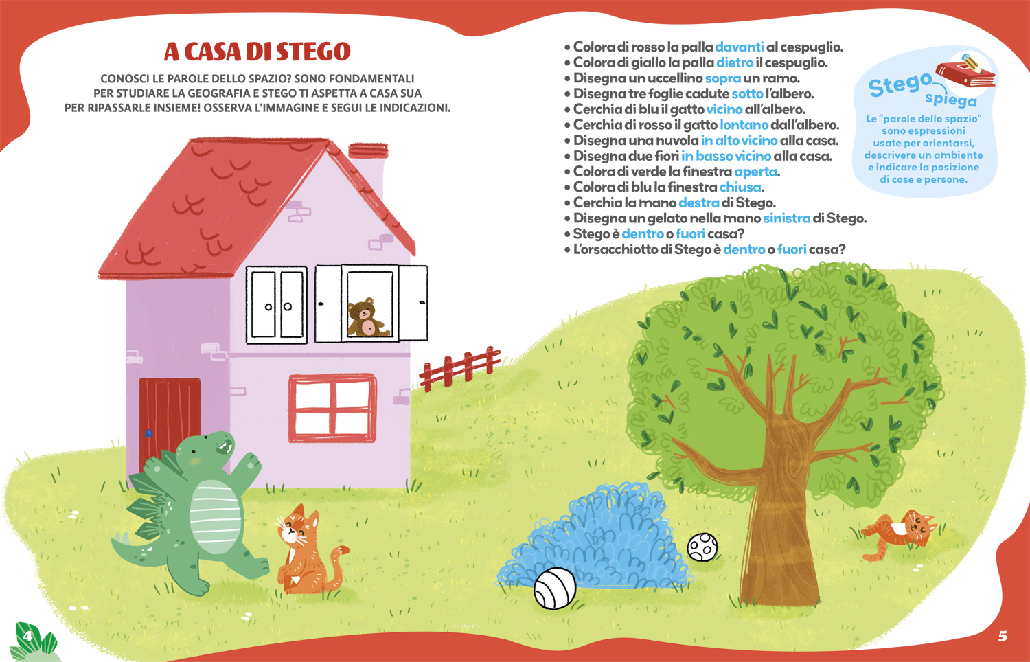 interno A scuola con Stego: geografia