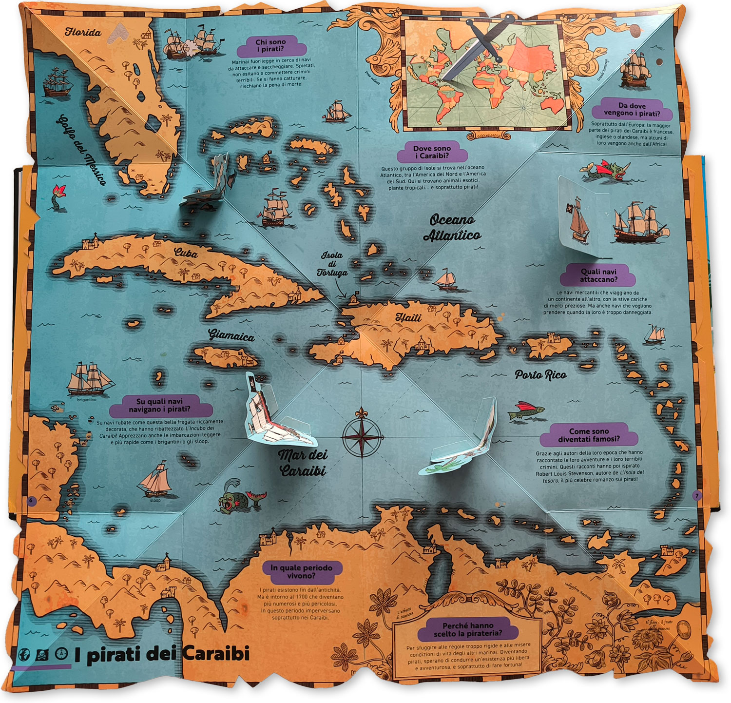 interno Il libro pop-up dei pirati