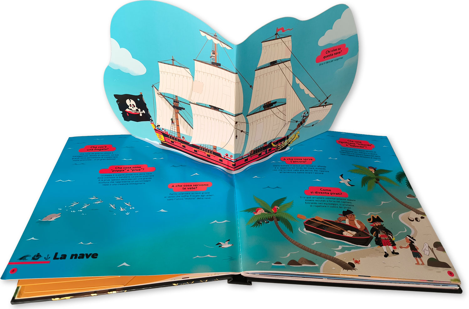 interno Il libro pop-up dei pirati