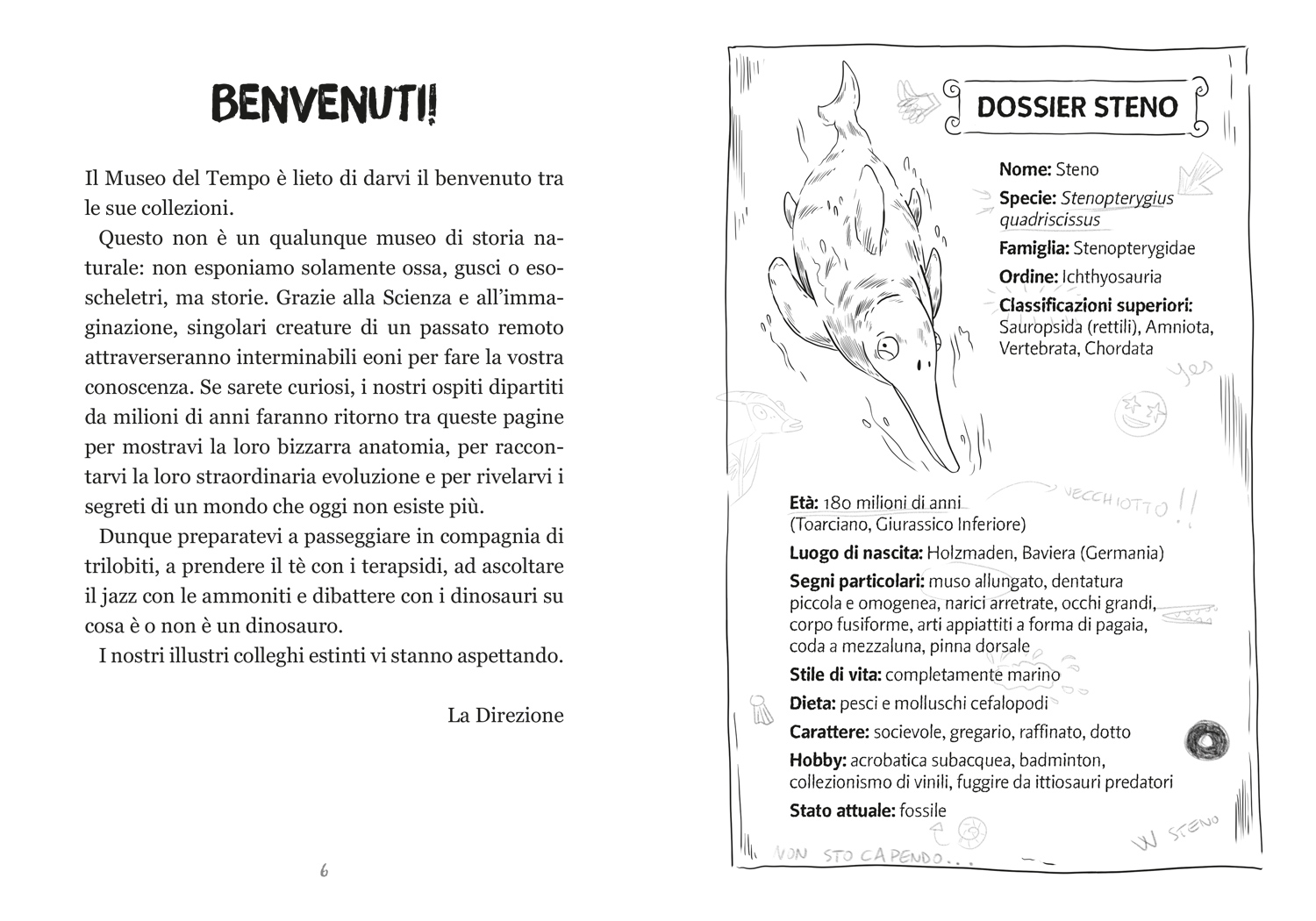 interno Steno e la sfida degli Ittiosauri