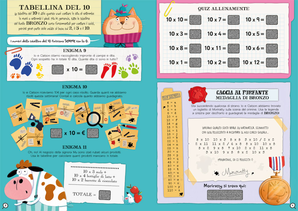 interno Le indagini di Sherlock Bones - Tabelline