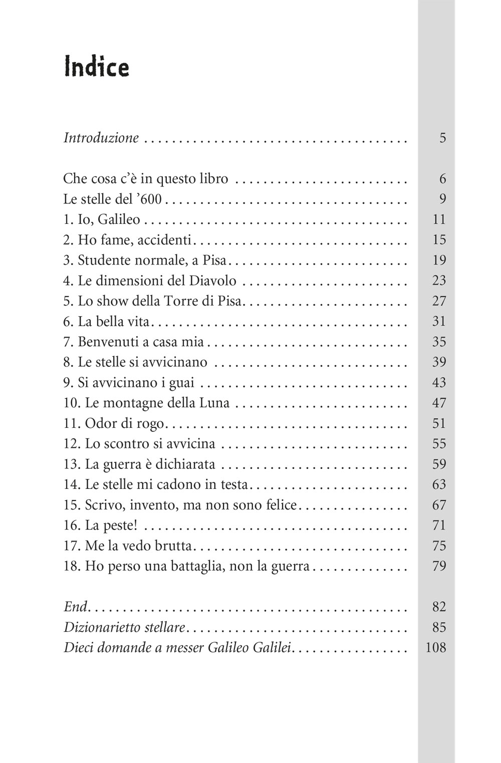 interno Galileo e la prima guerra stellare