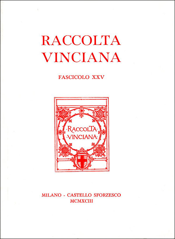 Raccolta vinciana XXV (1993)