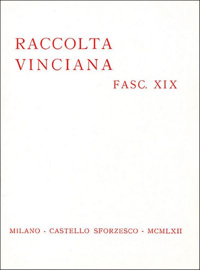 Raccolta vinciana XIX (1962)