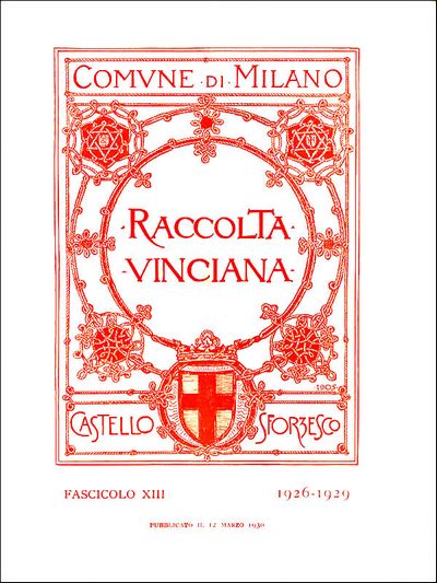 Raccolta vinciana XIII (1926-1929)