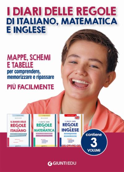 I diari delle regole di Italiano, Matematica e Inglese