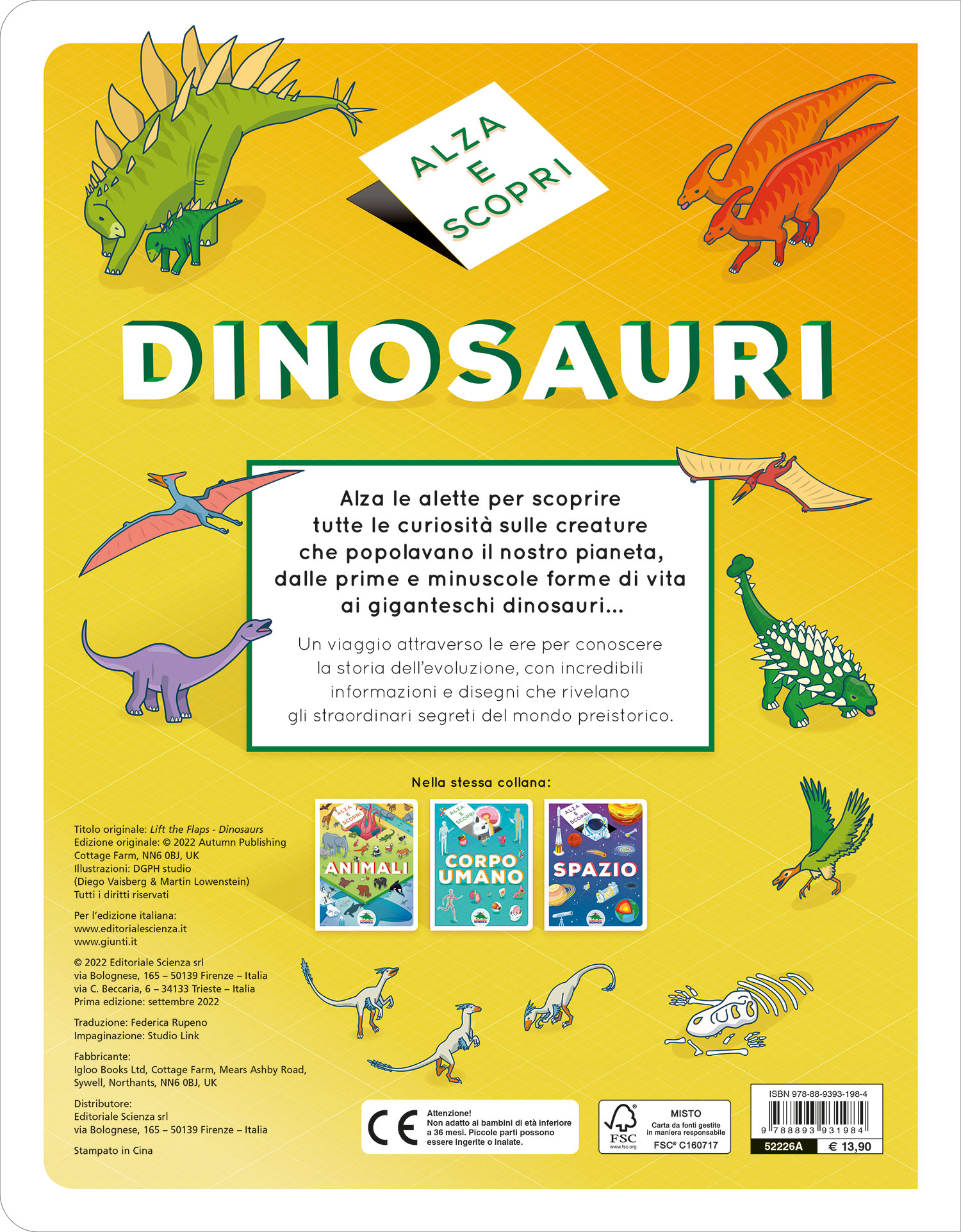 Alza e scopri – Dinosauri