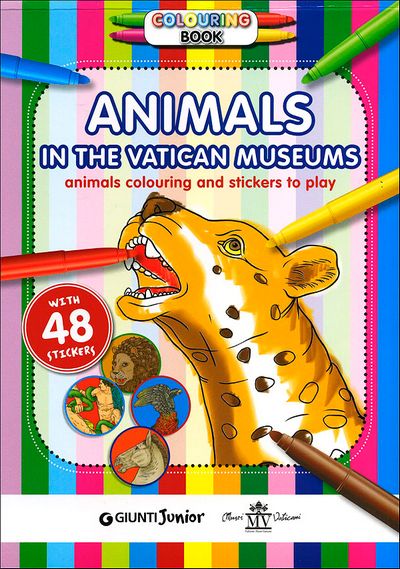 Colouring Book. Animals in the Vatican Museums