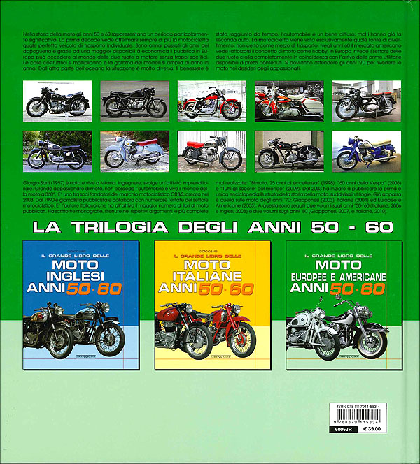 Il grande libro delle Moto Europee e Americane anni 50-60