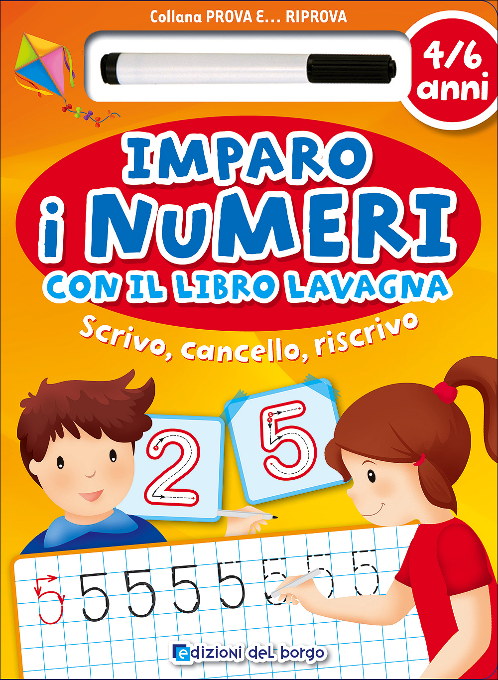 Imparo i numeri con il libro lavagna - 4/6 anni