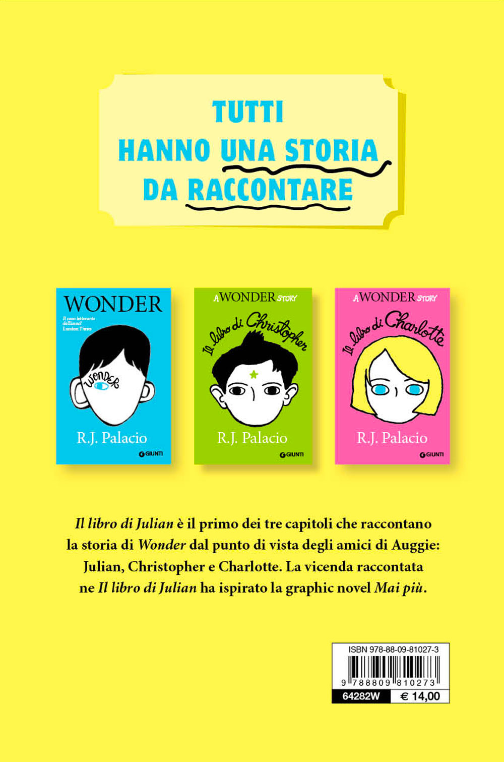 A Wonder Story Il Libro Di Julian