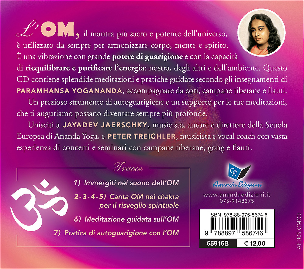 Meditazioni e pratiche con l'OM secondo Yogananda - CD