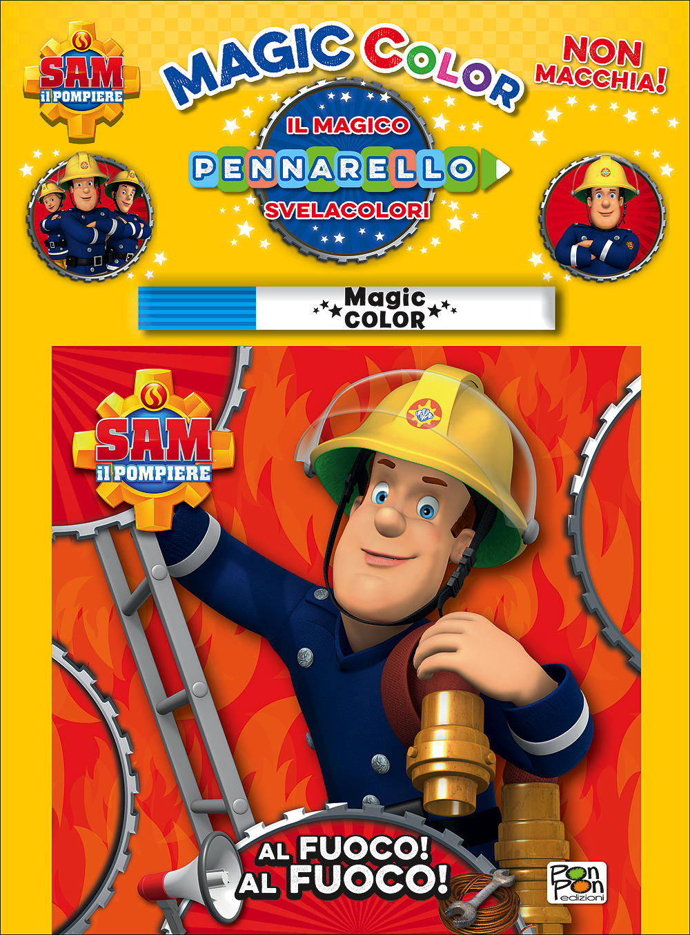 Albo Magico Sam il Pompiere - Al fuoco! Al fuoco!