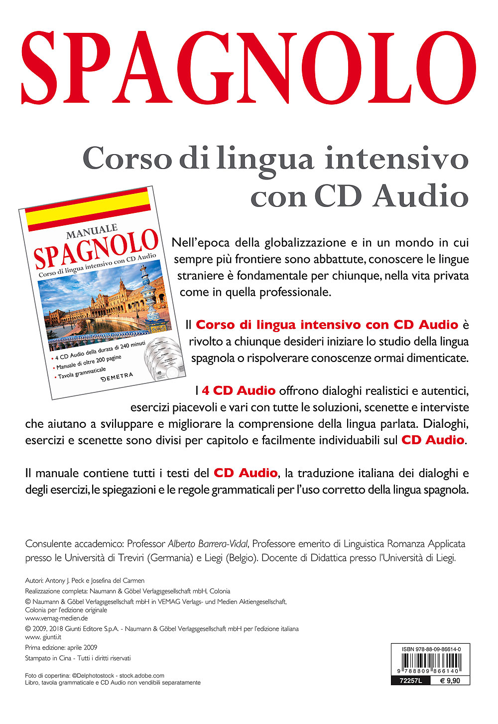 Corso di lingua Spagnolo intensivo con CD Audio