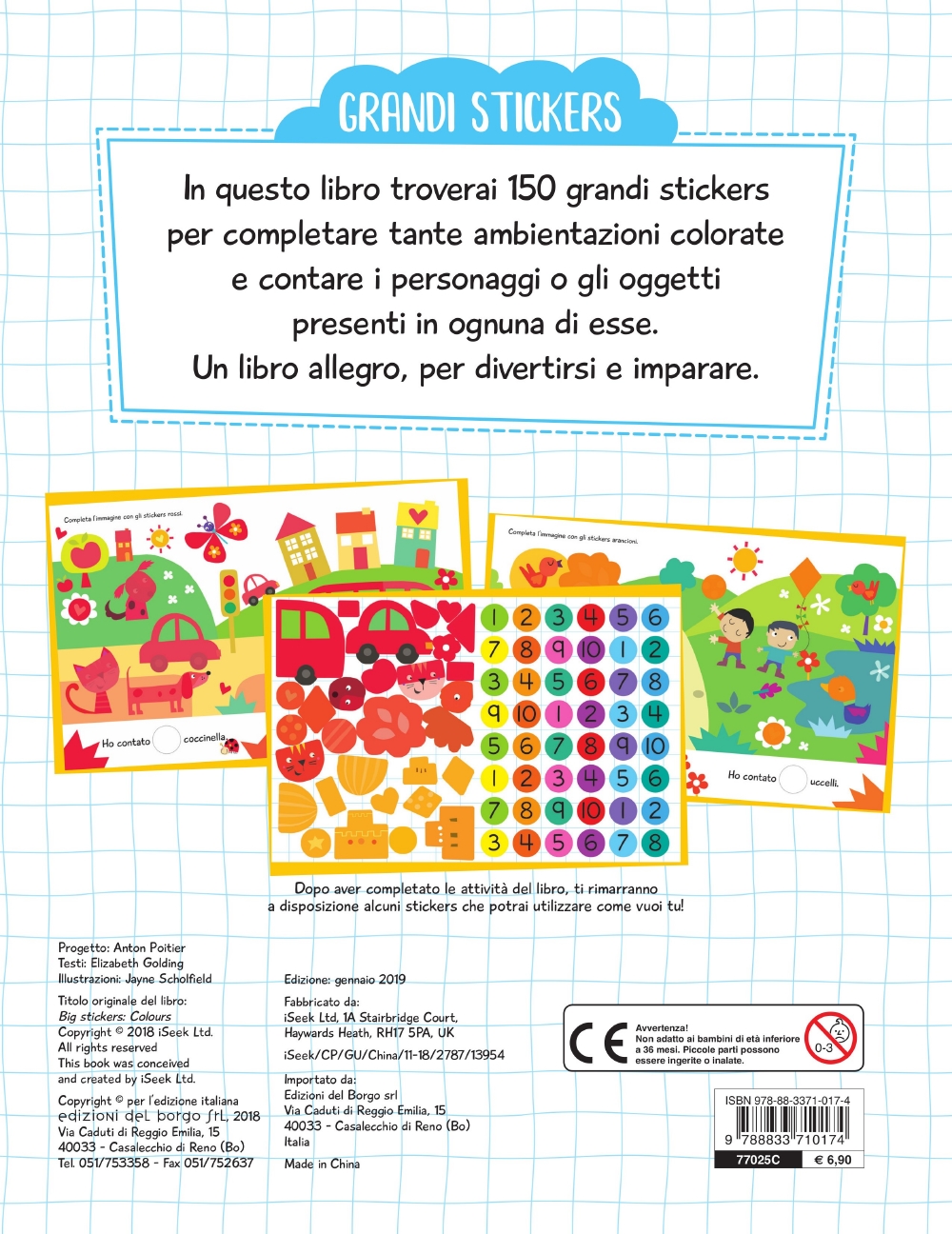 Grandi Stickers - Colori