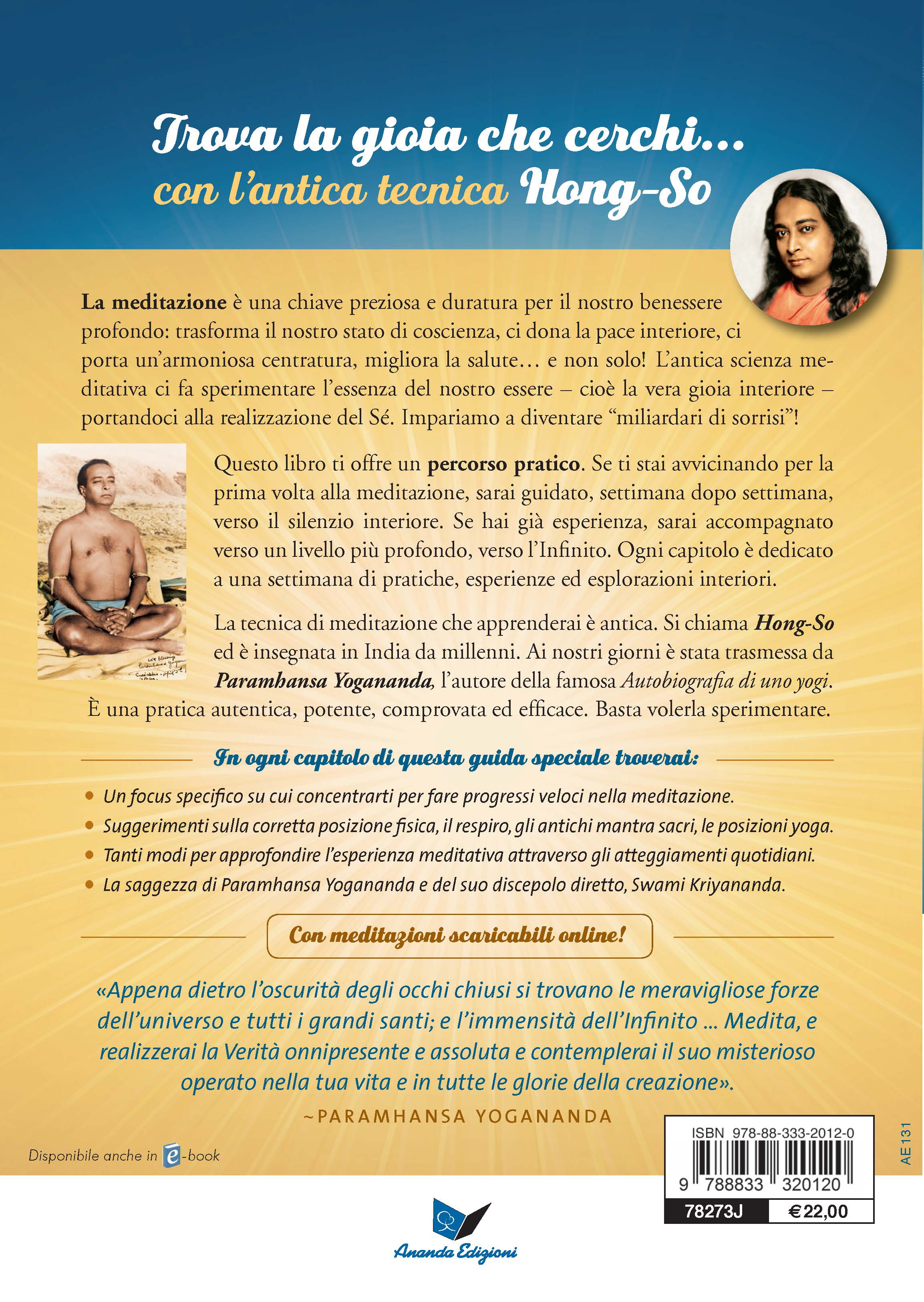 La Meditazione Di Yogananda Giunti