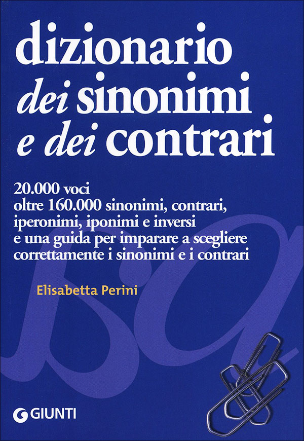 Dizionario dei sinonimi e dei contrari - Giunti