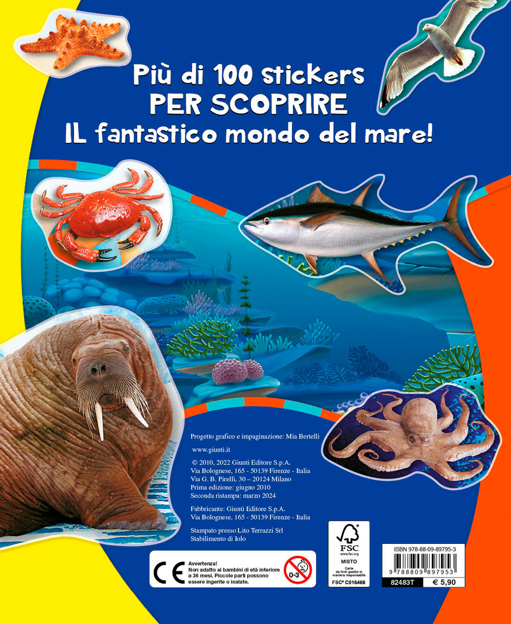 Super stickers. Il mare