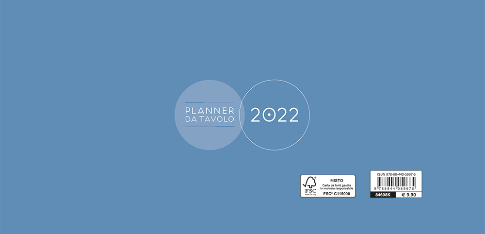 Calendario Planner da tavolo 2022
