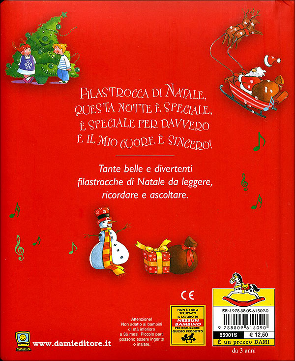 Poesie Natale Per Bambini Di 3 Anni.Le Filastrocche Di Natale Cd Giunti