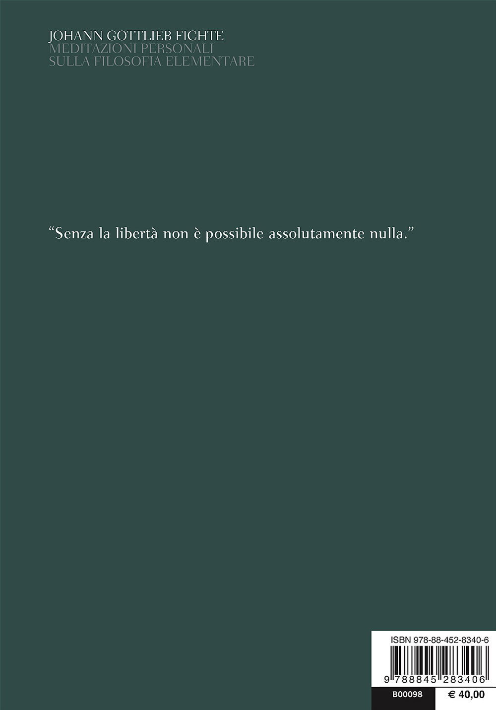 Meditazioni personali sulla filosofia elementare