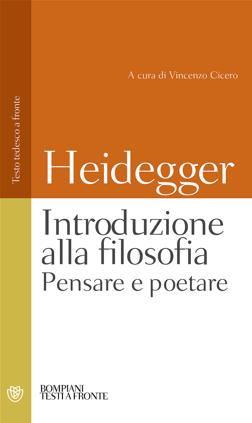 Introduzione alla filosofia. Pensare e poetare