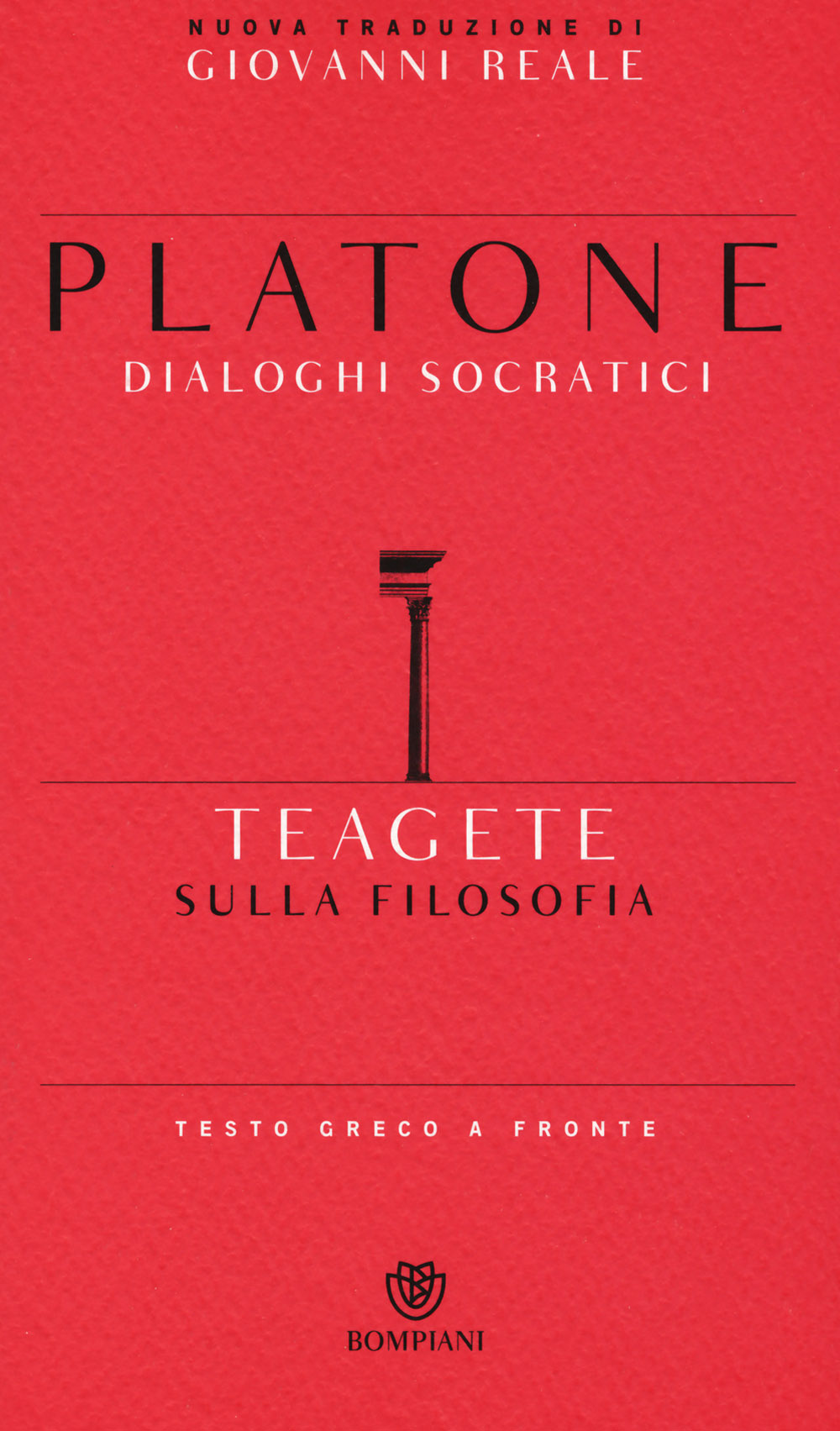 Teagete. Sulla filosofia. Testo greco a fronte