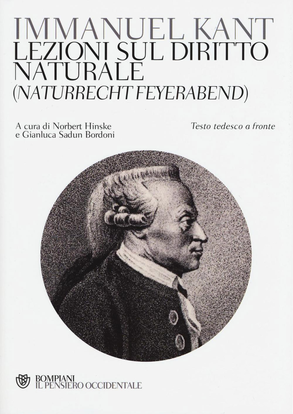 Lezioni sul diritto naturale (Naturrecht Feyerabend). Testo tedesco a fronte