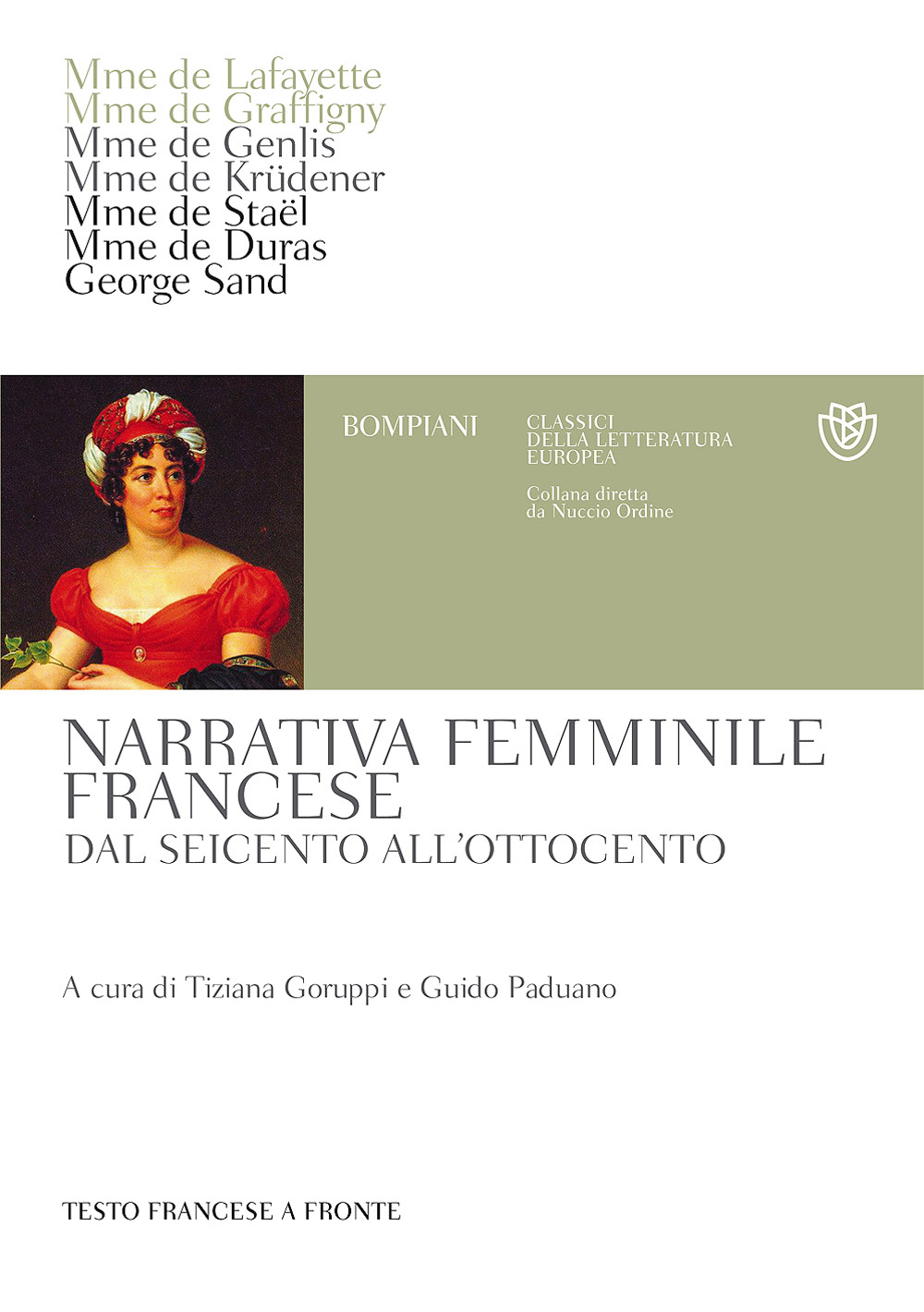 Narrativa femminile francese dal Seicento all'Ottocento