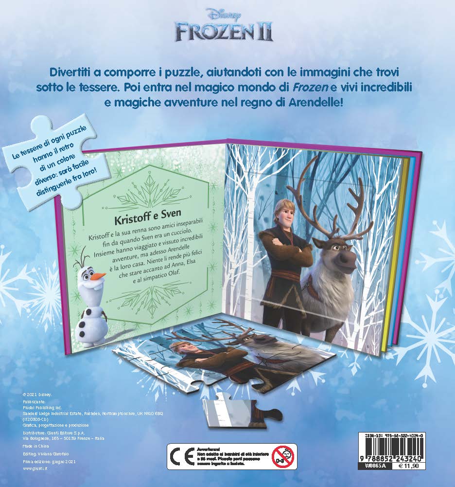 Frozen 2 - Libro Maxi puzzle