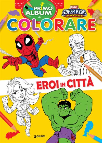 Primo album da colorare Marvel Super Hero Adventures