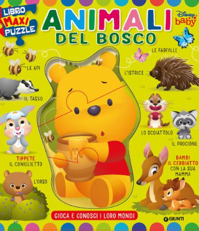 Libro Maxi Puzzle Animali del bosco