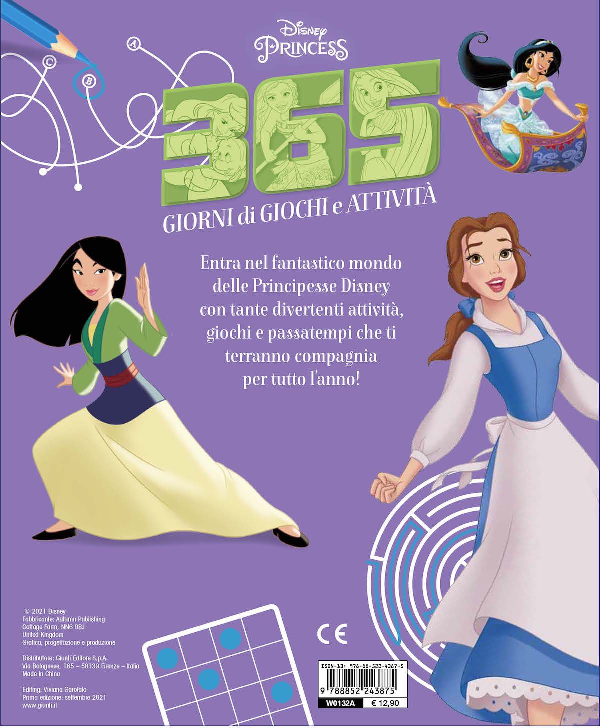 365 Giorni di giochi e attività Disney Princess 