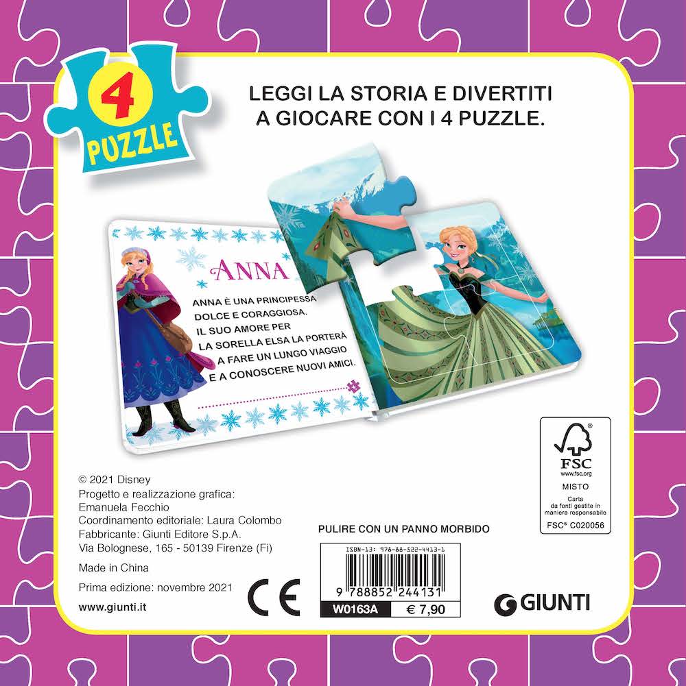 Disney Frozen Libro Mini puzzle - Tra i ghiacci