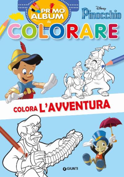Pinocchio Primo album da colorare