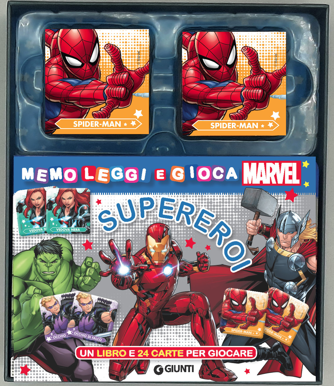 Marvel Memo leggi e gioca Supereroi