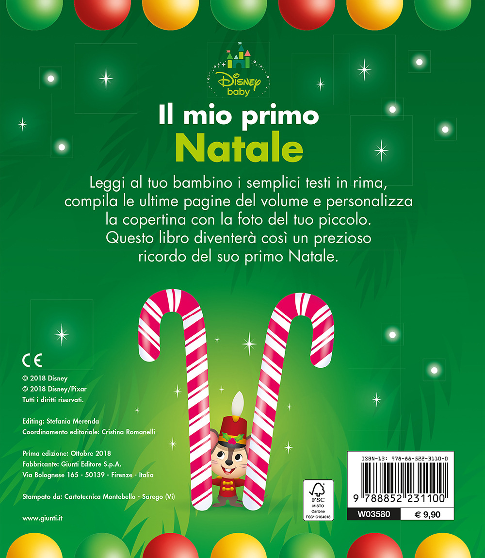 Immagini Natale Disney Baby.Disney Baby Il Mio Primo Natale Giunti