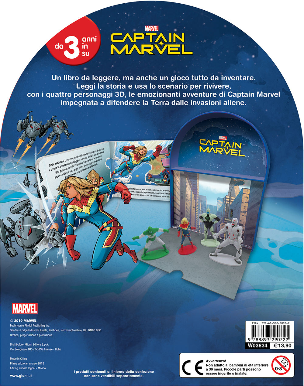 LibroGiocaKit - Captain Marvel