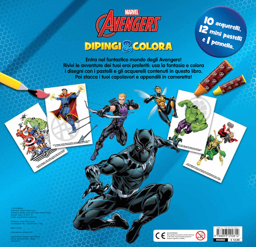 Avengers - Dipingi&Colora