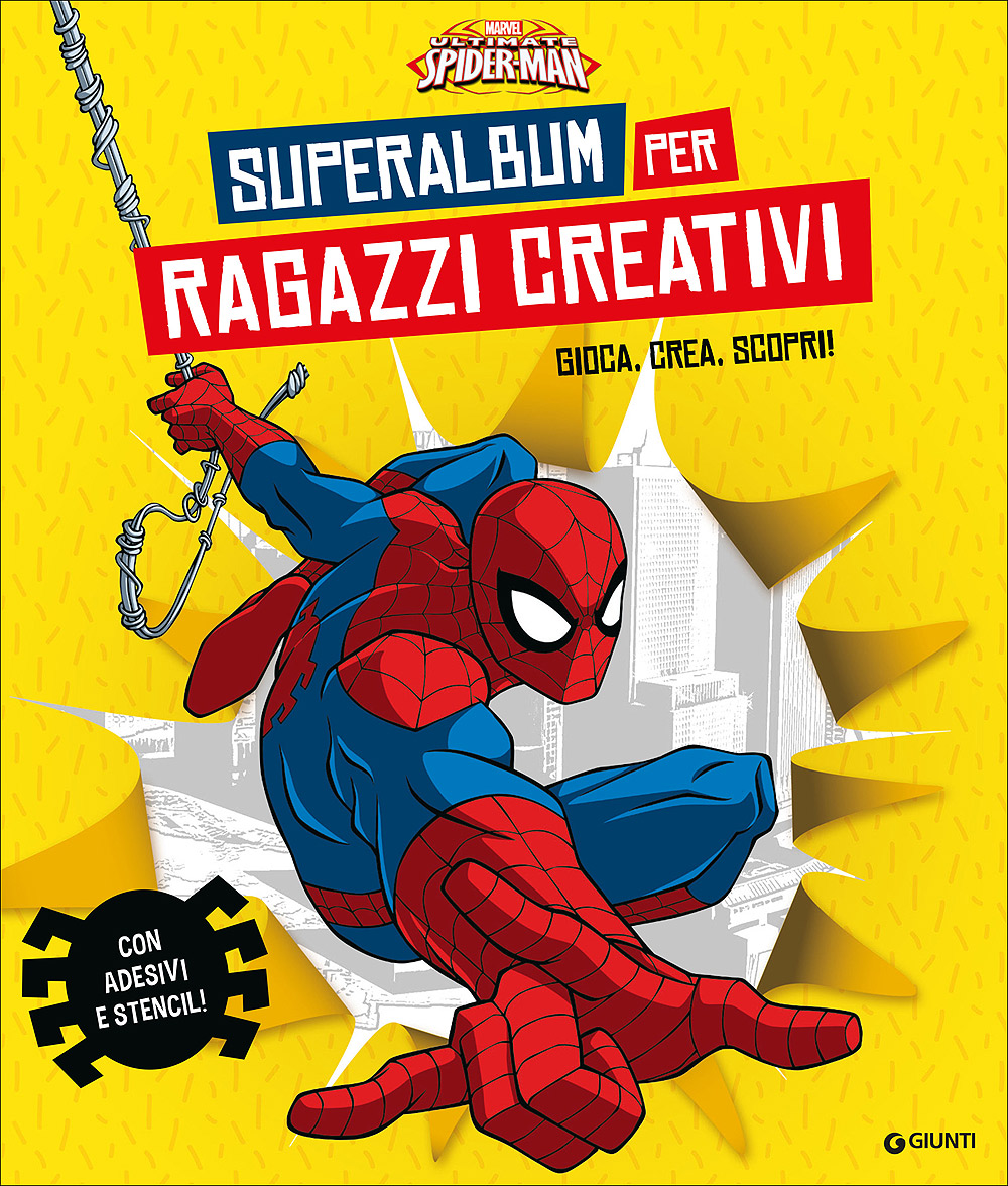 Superalbum per ragazzi creativi Spiderman Album Creativo 