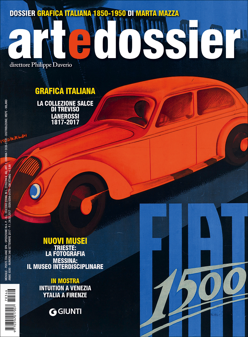 Art e dossier n. 346, settembre 2017