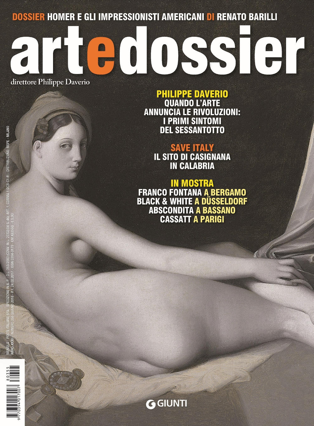 Art e dossier n. 355, giugno 2018