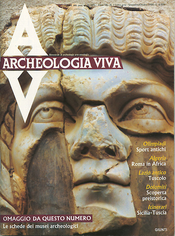Archeologia Viva n. 1 - settembre/ottobre 1988